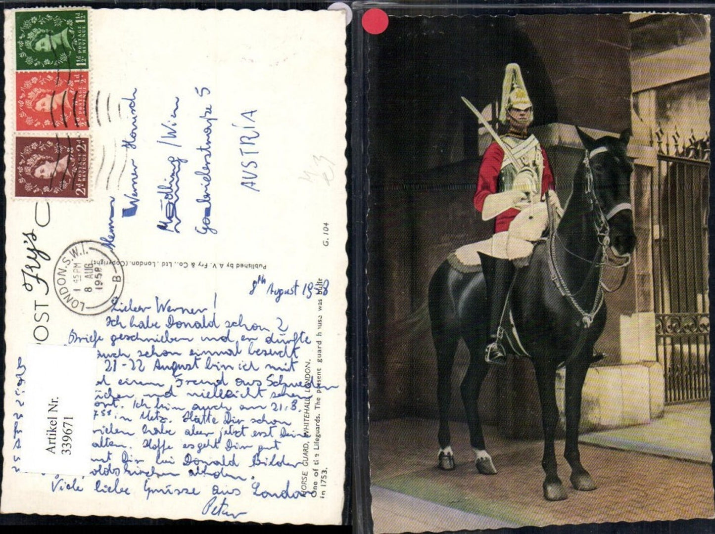 Alte Ansichtskarte – Old Postcard