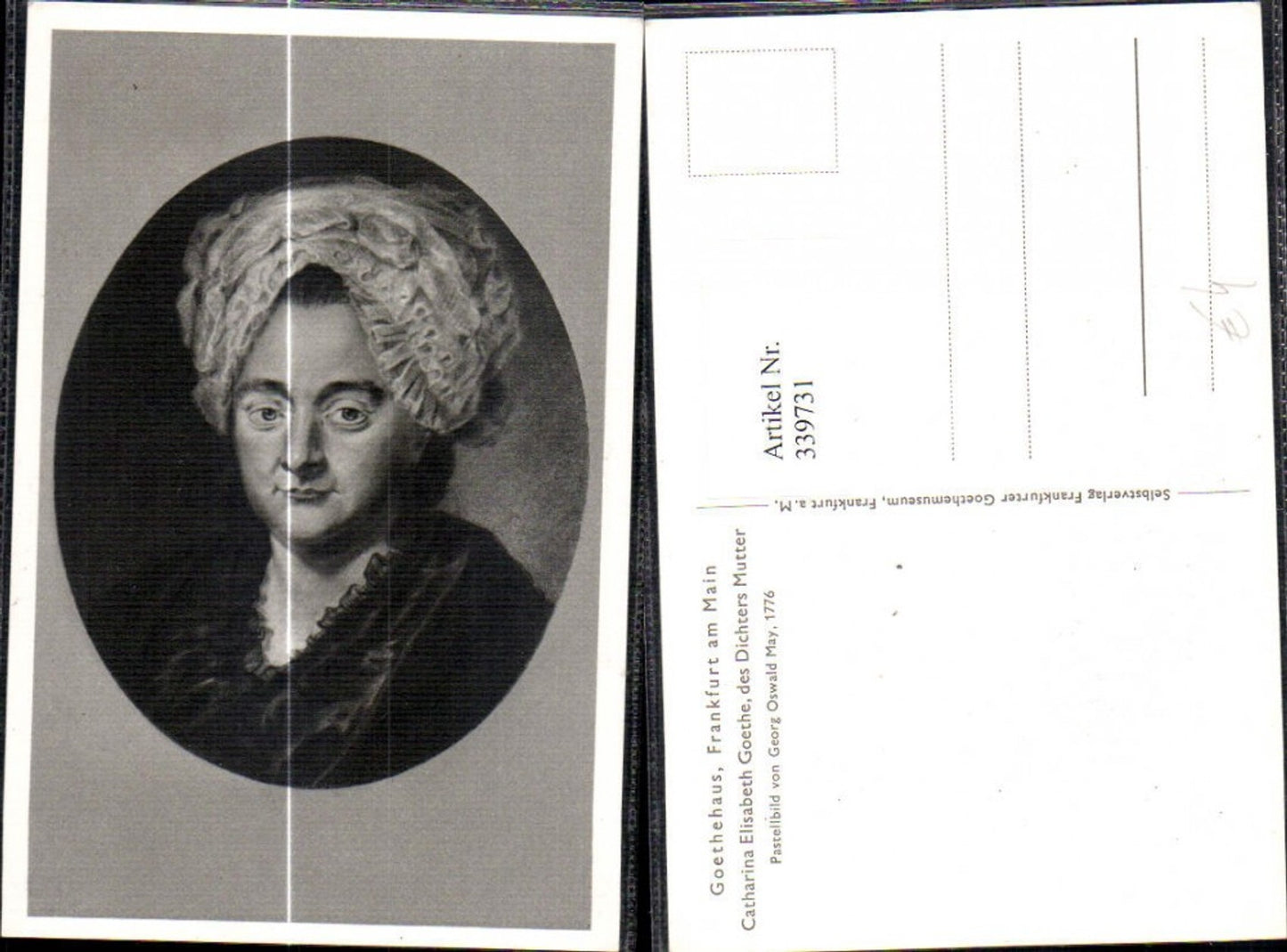 339731,Künstler Ak Georg Oswald May Catherina Elisabeth Goethe Dichter Mutter Kunst Wissenschaft