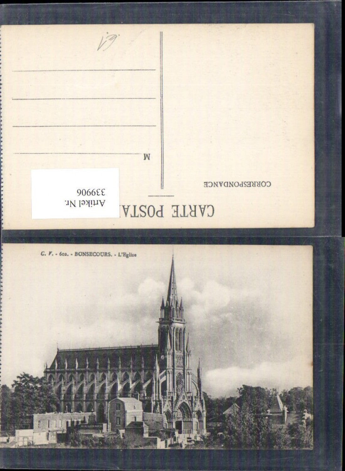 339906,Haute-Normandie Seine-Maritime Rouen Bonsecours L Eglise Kirche