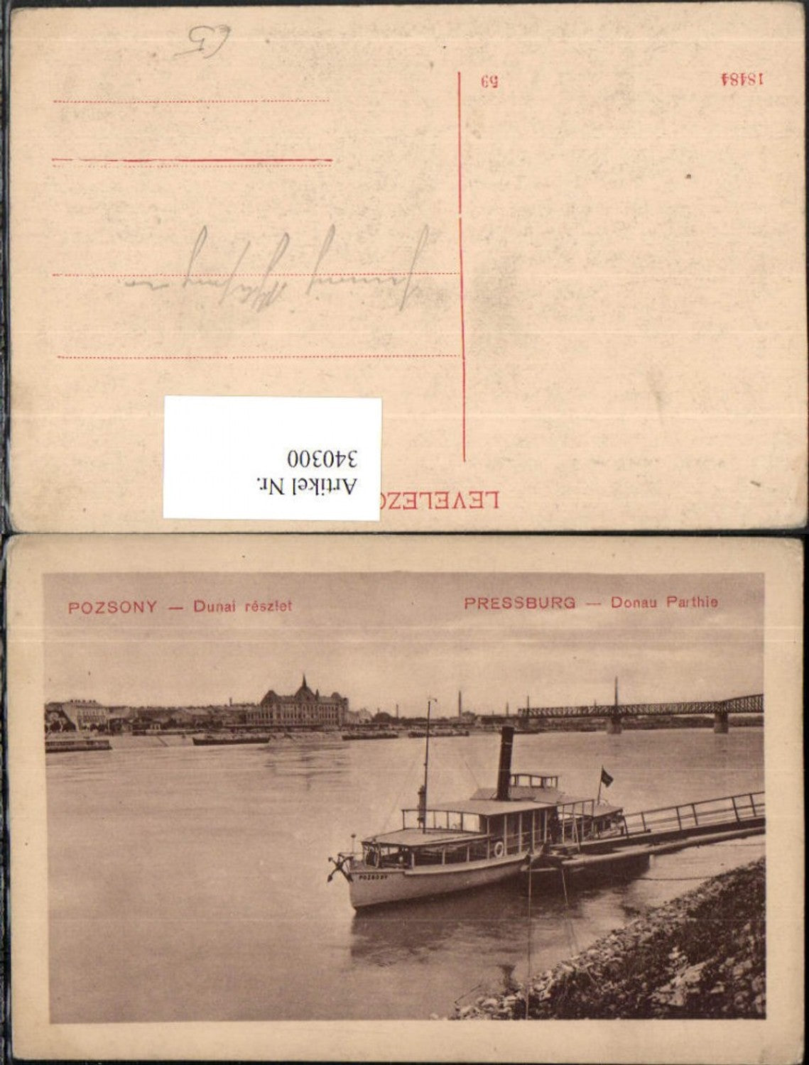 Alte Ansichtskarte – Old Postcard