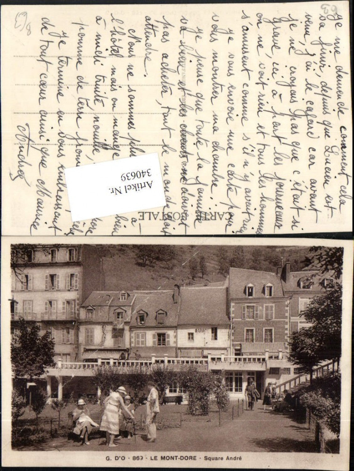 340639,Auvergne Puy-de-Dome Mont-Dore Square Andre Hotel Häuser