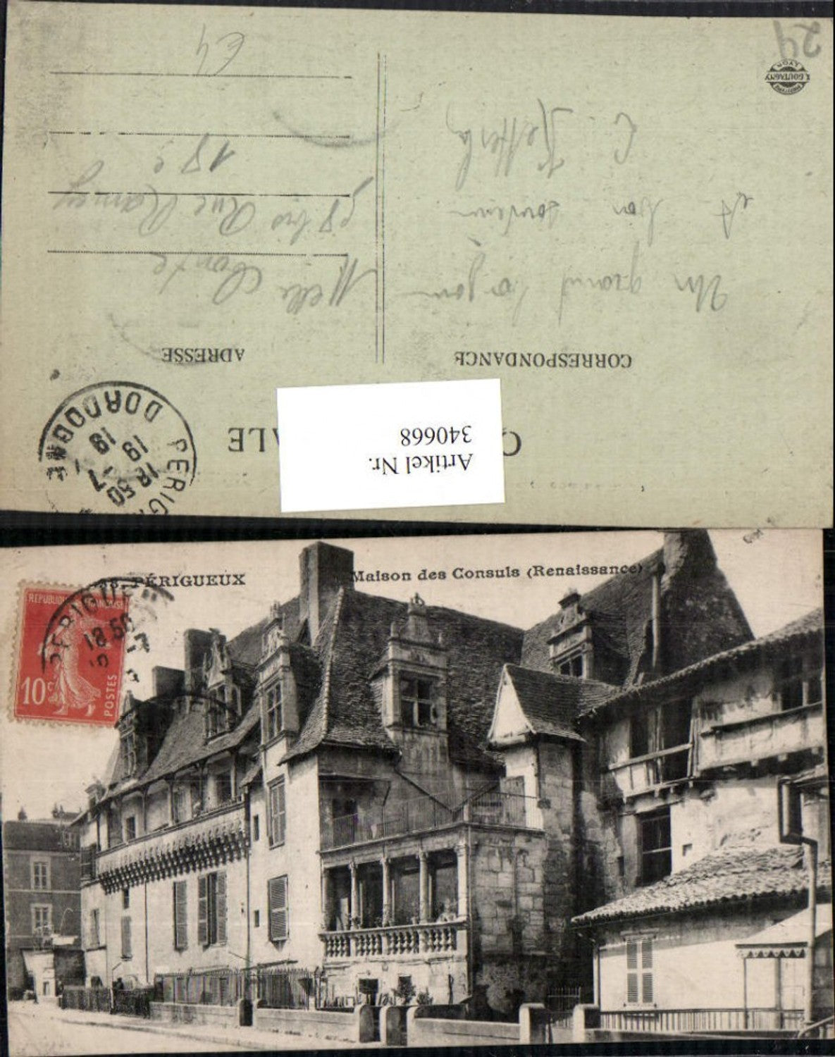 340668,Aquitanien Dordogne Perigueux Maison des Consuls Gebäude