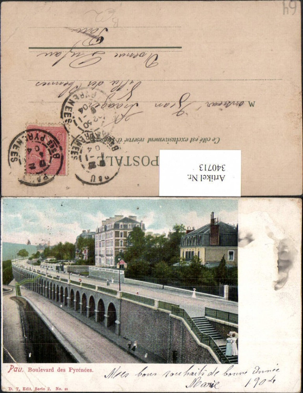 340713,Aquitanien Pyrenees-Atlantiques Pau Boulevard des Pyrenees