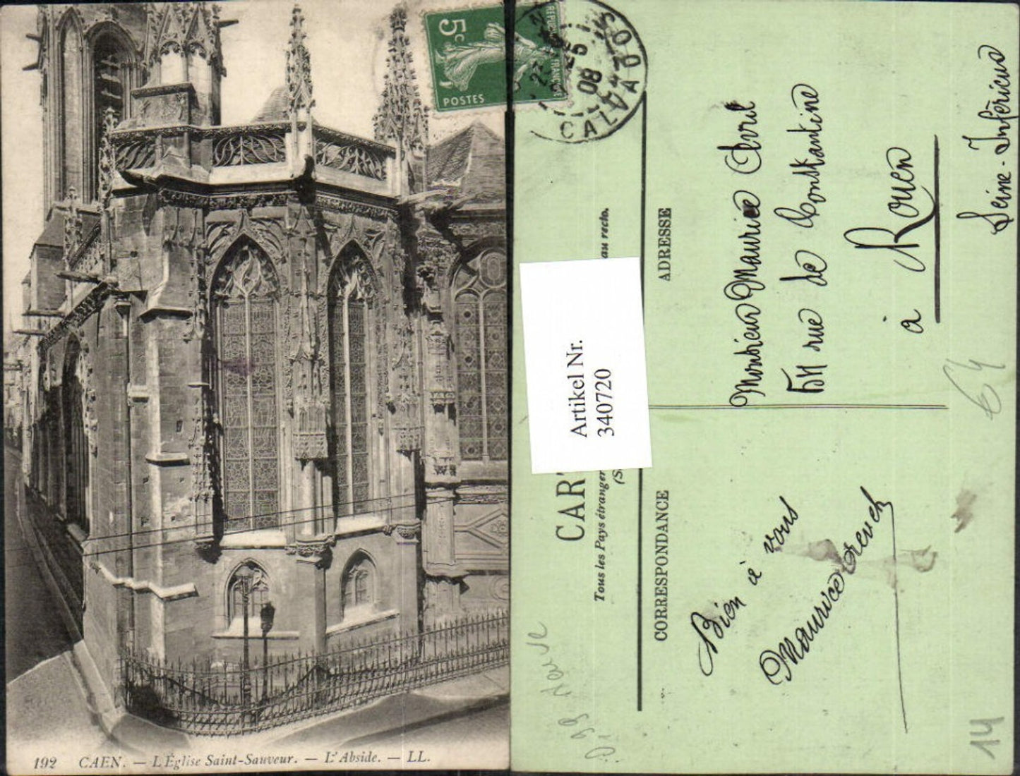 340720,Basse-Normandie Calvados Caen L'Eglise Saint-Sauveur Kirche