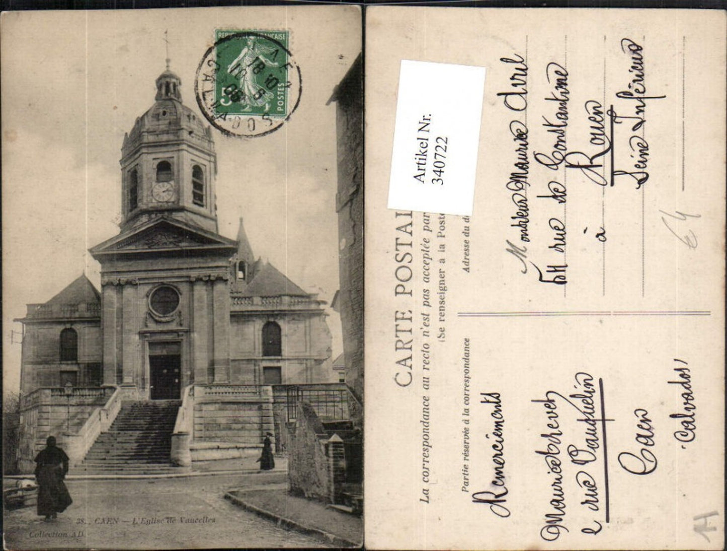 340722,Basse-Normandie Calvados Caen L'Eglise de Vaucelles Kirche