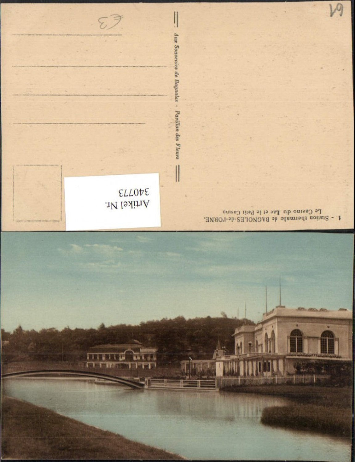 340773,Basse-Normandie Orne Bagnoles-de-l'Orne Le Casino du Lac et le Petit Casino