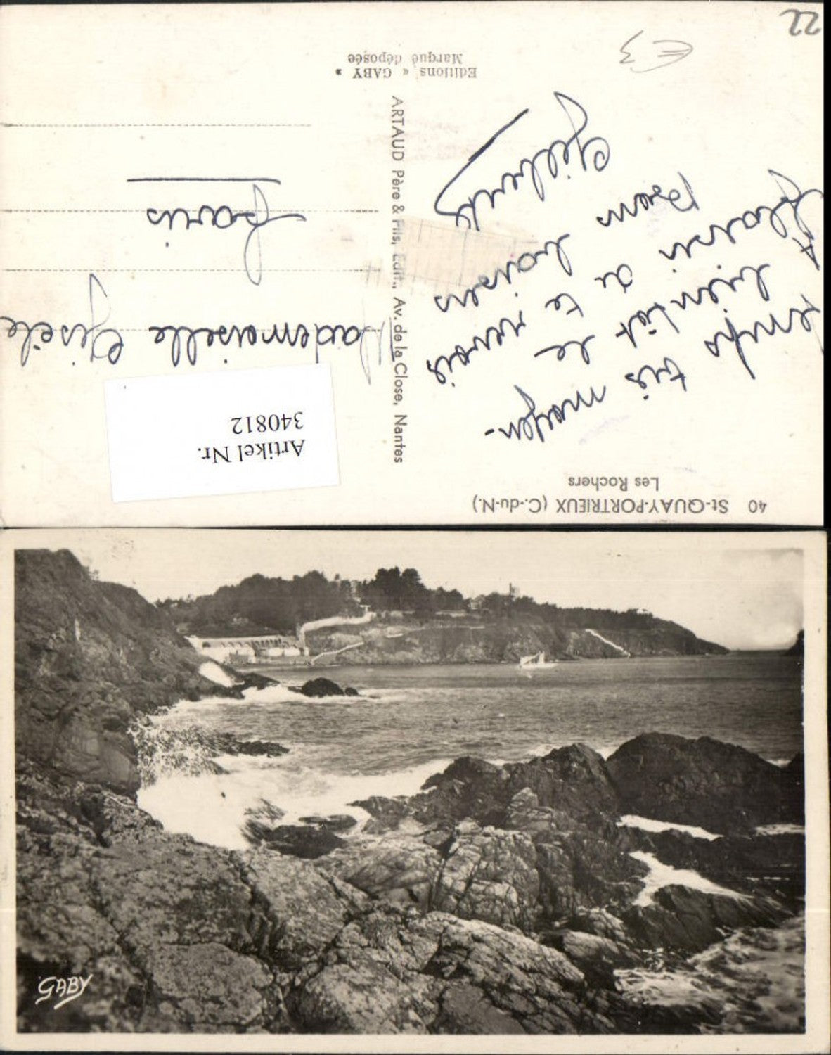 340812,Bretagne Cote-Amor St-Quay-Portrieux Les Rochers Küste