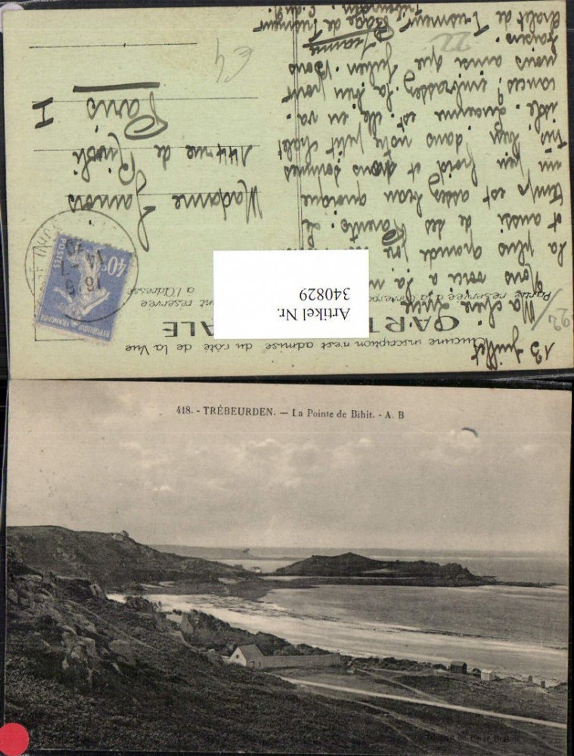 340829,Brittany Cote-Amor Trebeurden La Pointe de Bihit Coast