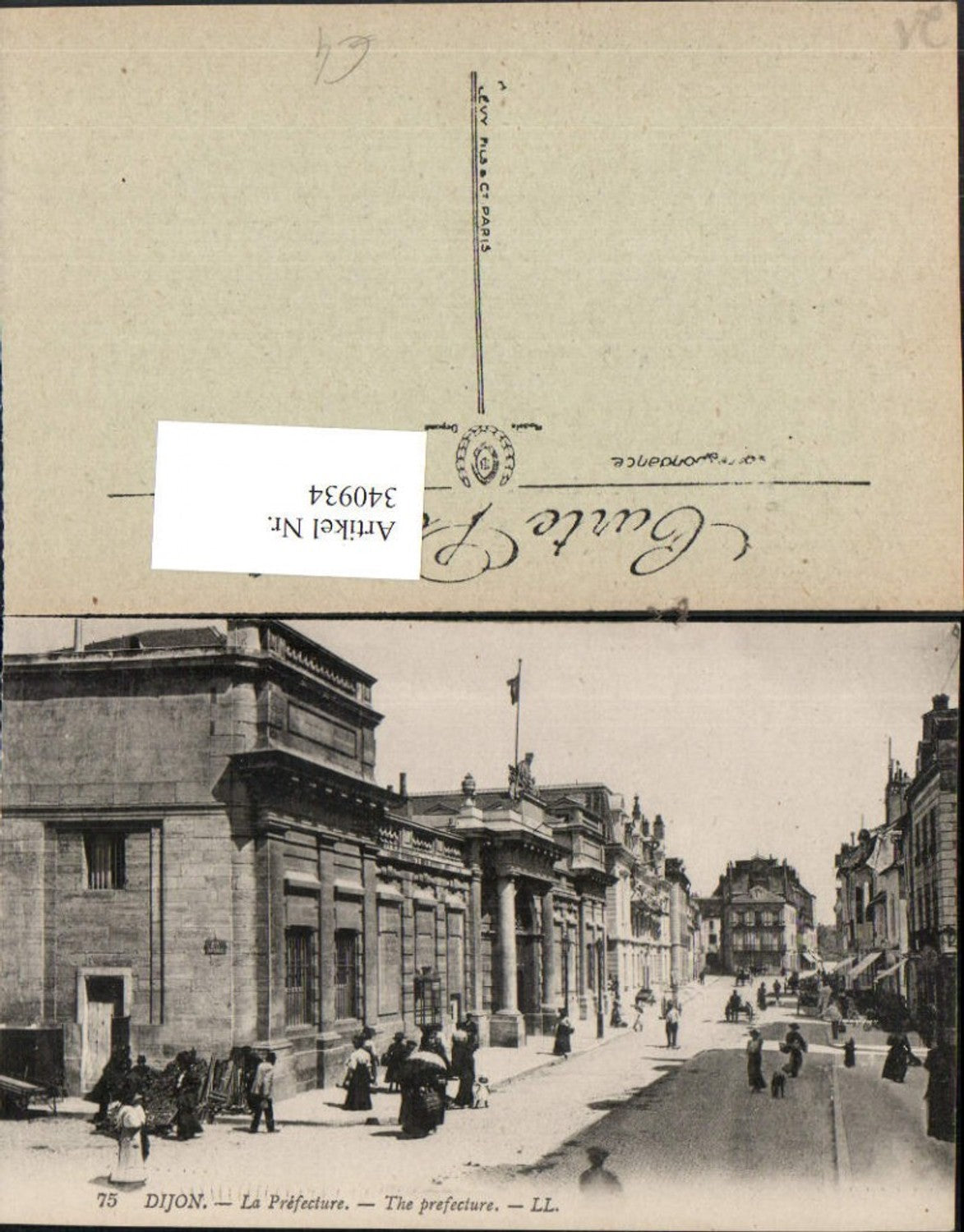 340934,Burgund Cote-Or Dijon La Prefecture Straßenansicht Gebäude