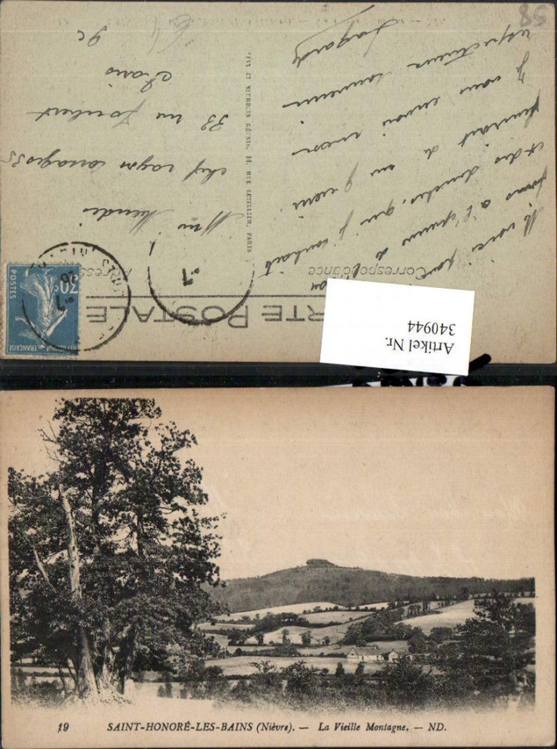 340944,Burgund Nievre Saint-Honore-les-Bains La Vieille Montagne Landschaft