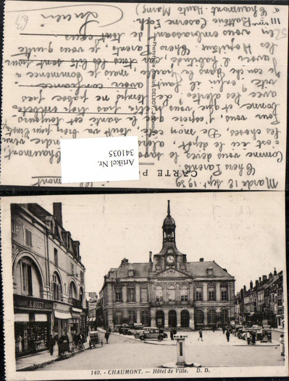 341035,Champagne-Ardenne Haute-Marne Chaumont Hotel de Ville Rathaus