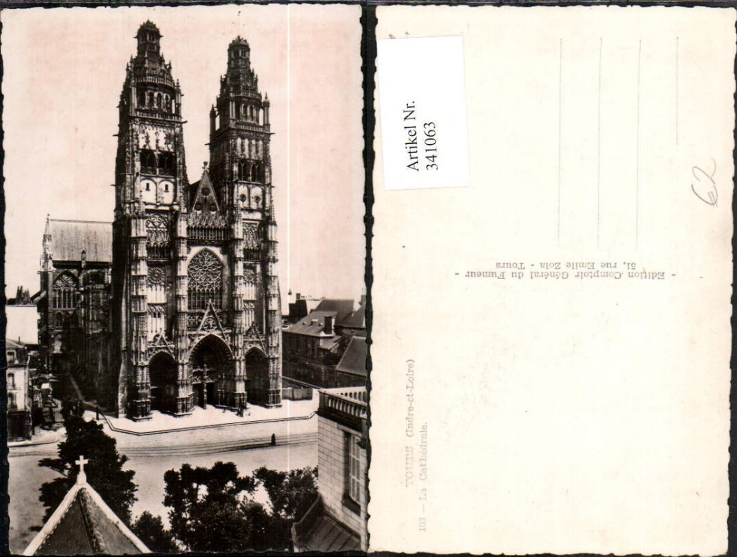 341063,Centre Indre-et-Loire Tours La Cathedrale Kirche