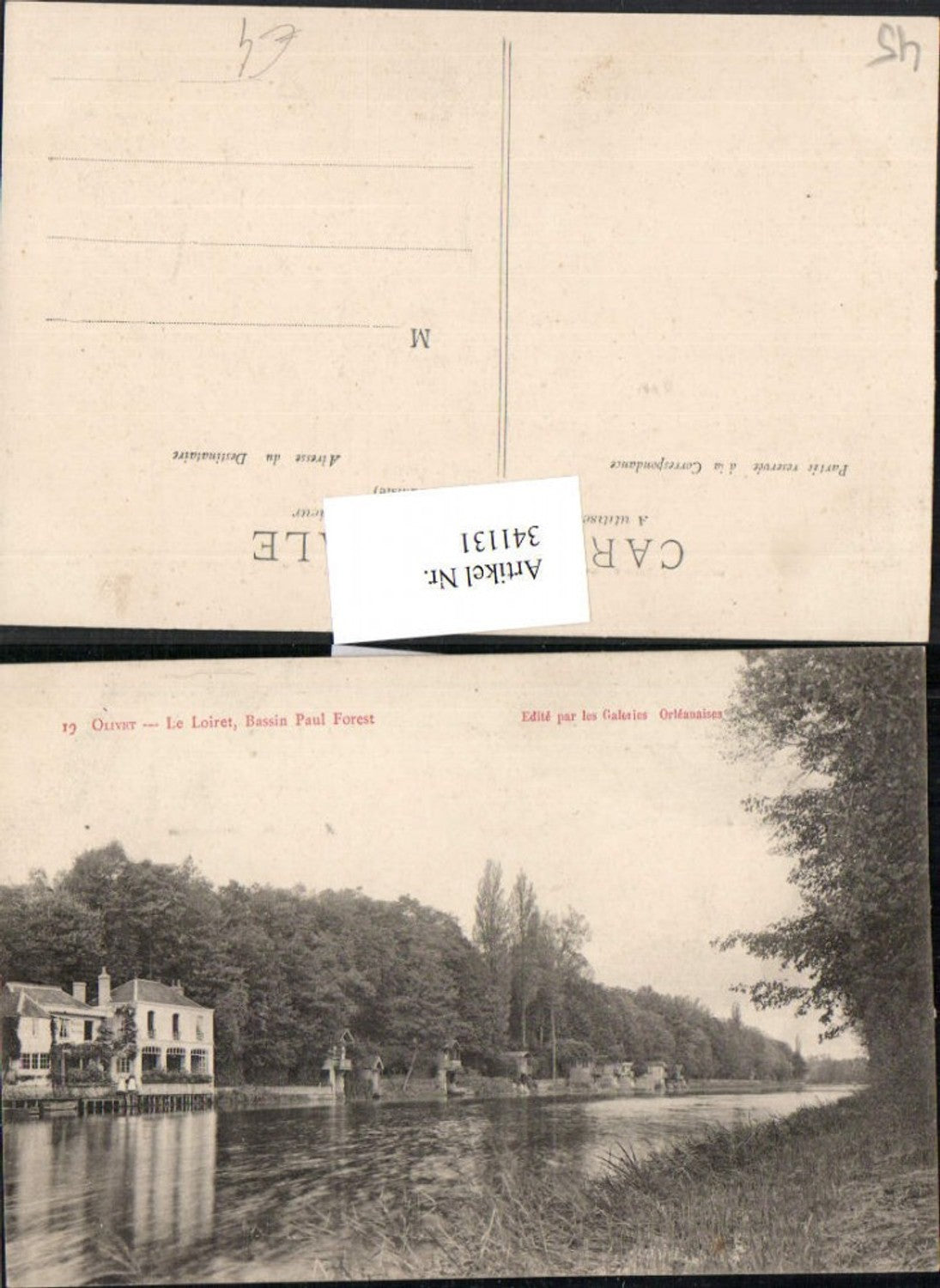 341131,Centre Loiret Olivet Le Loiret Bassin Paul Forest Fluss
