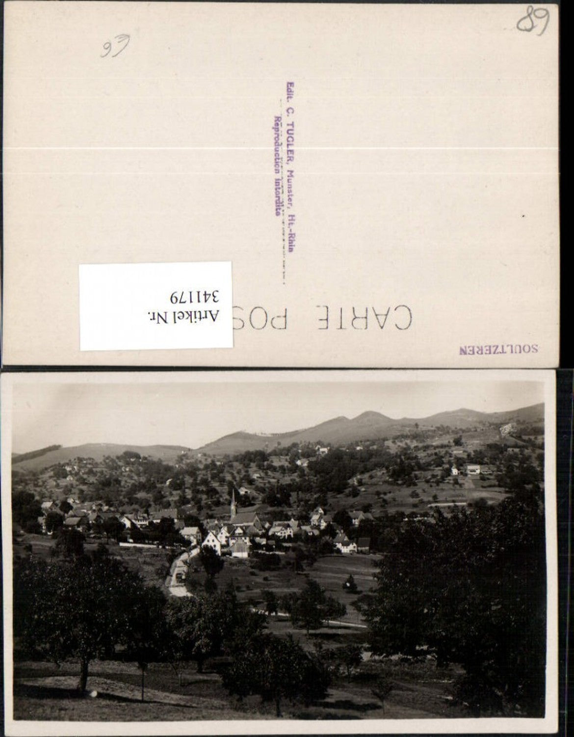 341179,Elsass Haut-Rhin Soultzeren Totale