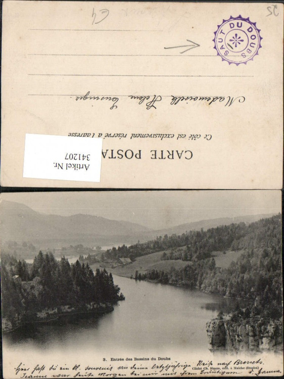 341207,Franche-Comte Doubs Entree des Bassins du Doubs Fluss