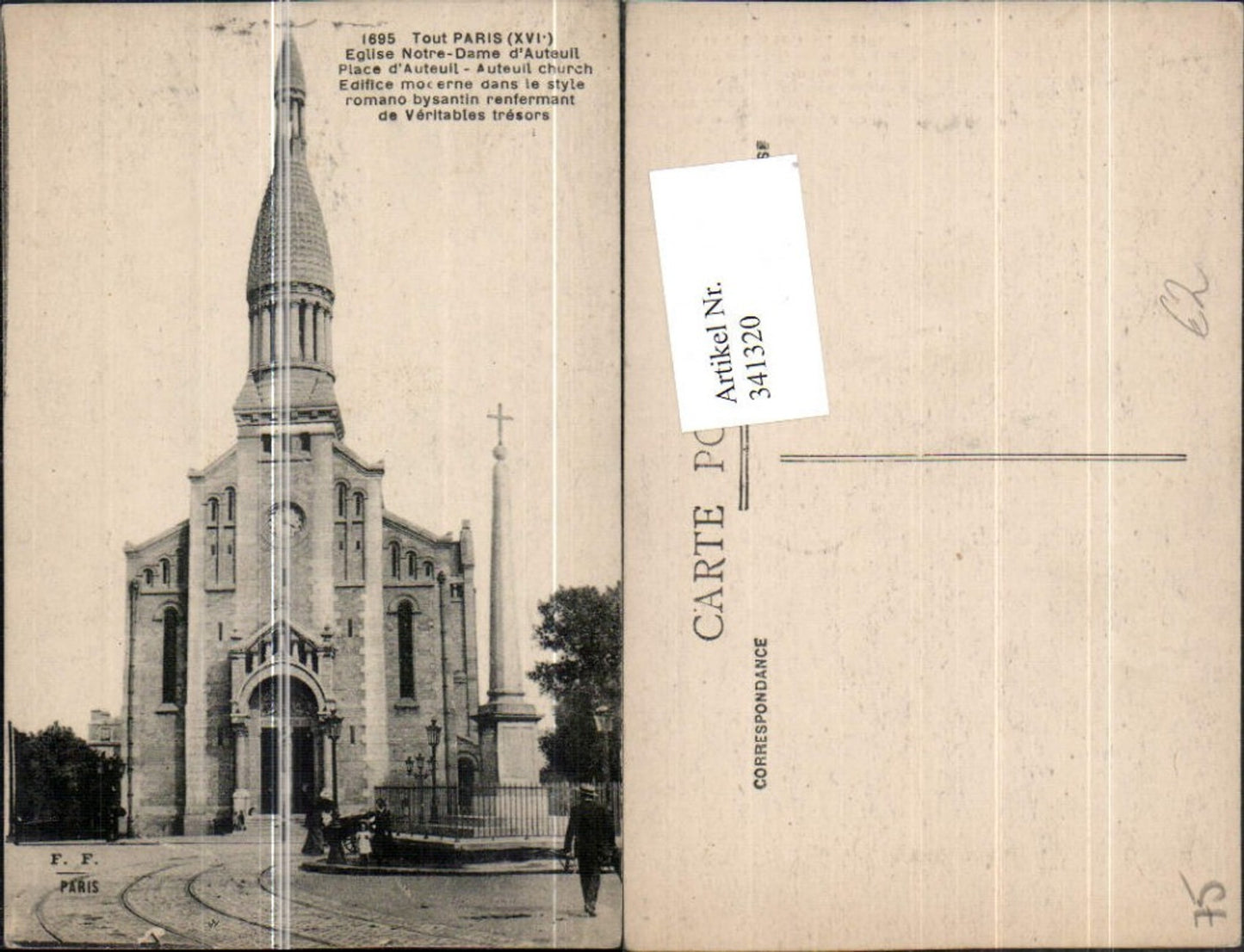 341320,Ile-de-France Paris Eglise Notre-Dame d'Auteuil Kirche
