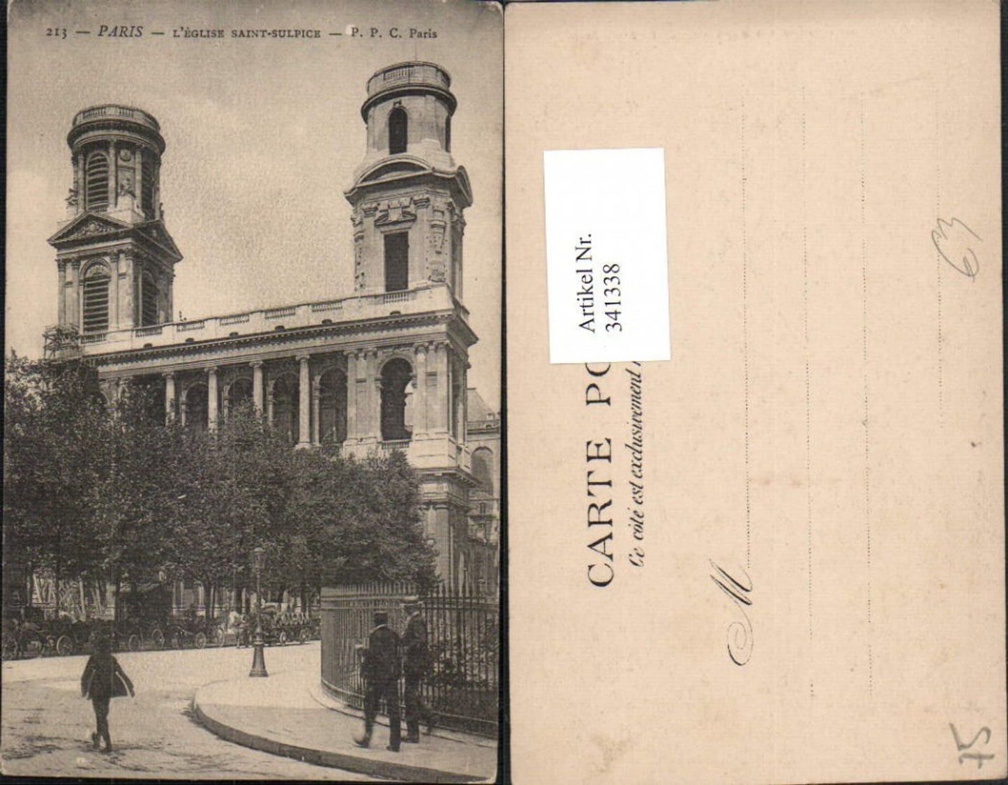 341338,Ile-de-France Paris L'Eglise Saint-Sulpice Kirche