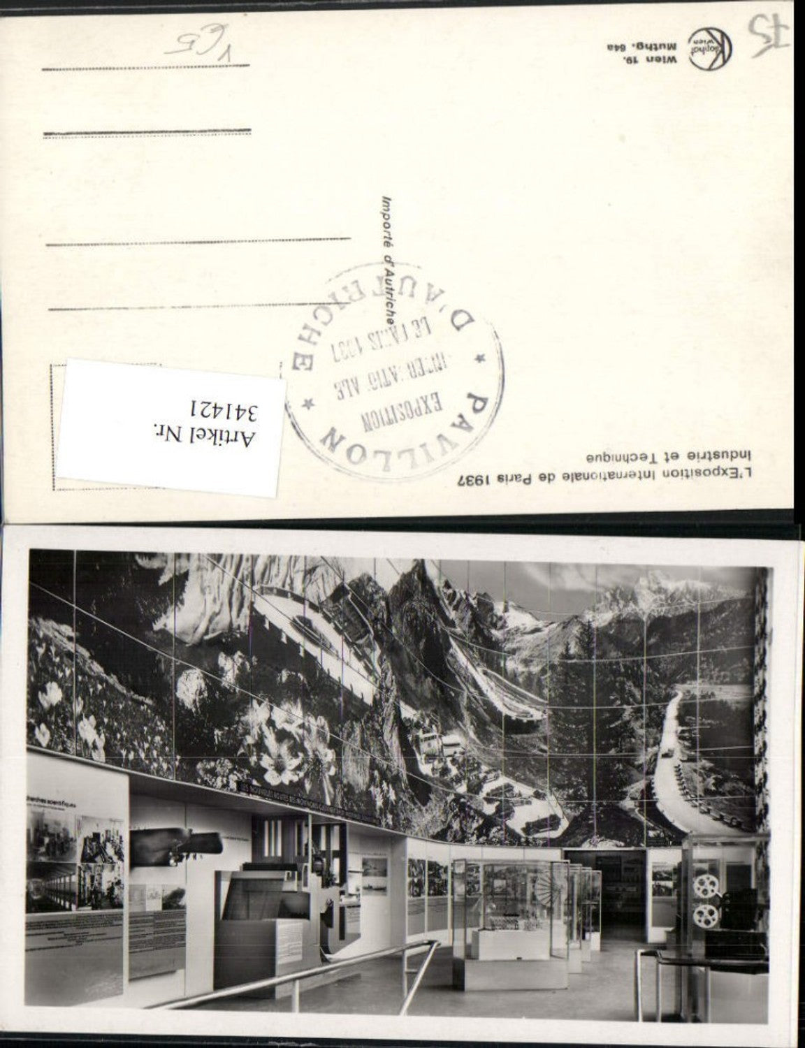 341421,Ile-de-France Paris Exposition Internationale 1937 Industrie et Technique pub Kilophot