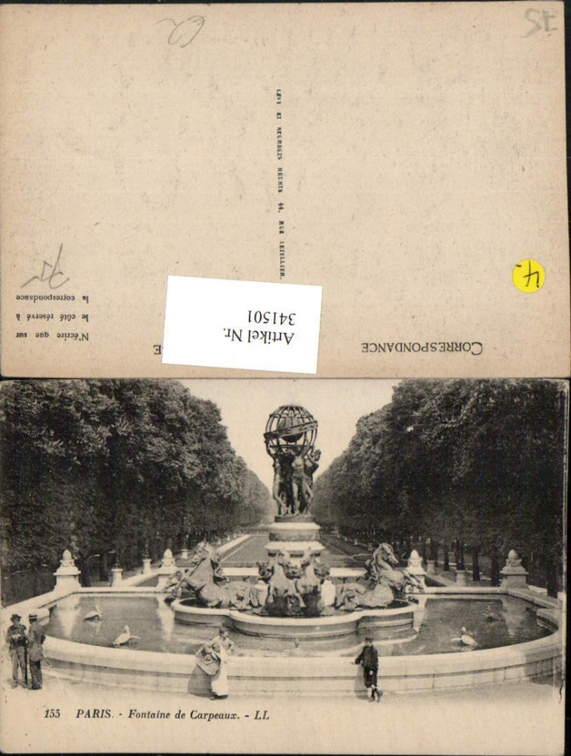 341501,Ile-de-France Paris Fontaine de Carpeaux Brunnen Figuren
