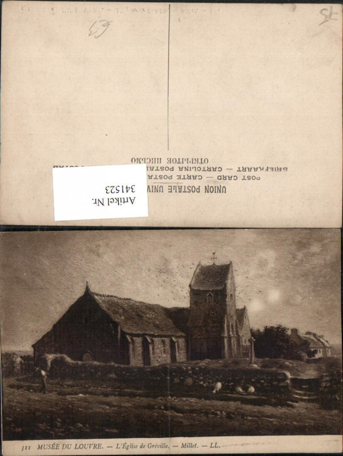 341523,Ile-de-France Paris Musee du Louvre L'Eglise de Greville Church