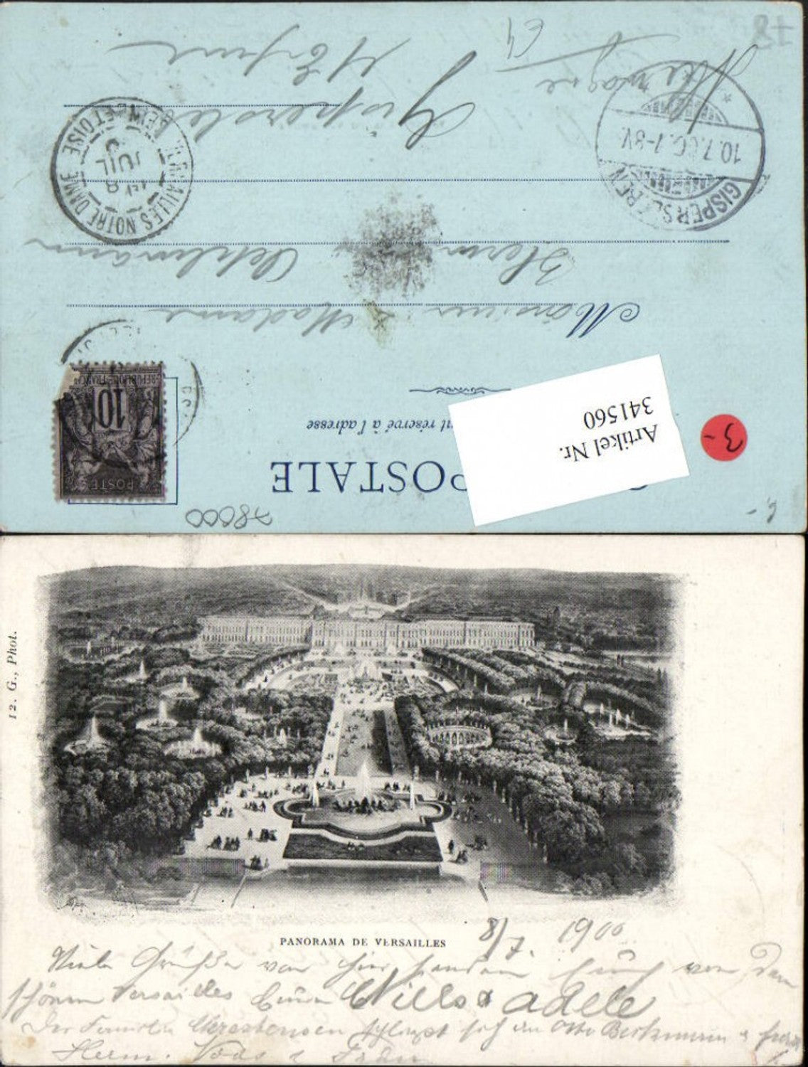 341560,Ile-de-France Yvelines Versailles Panorama Totale