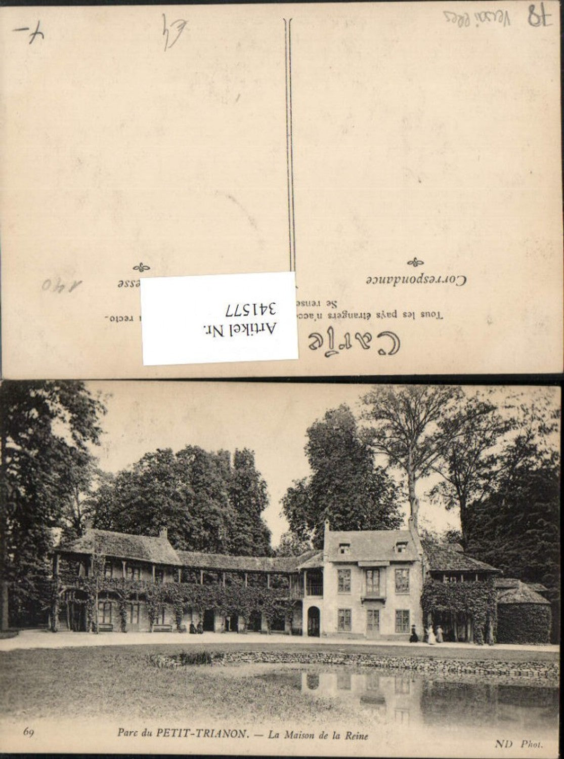 341577,Ile-de-France Yvelines Versailles Parc du Petit-Trianon La Maison de la Reine