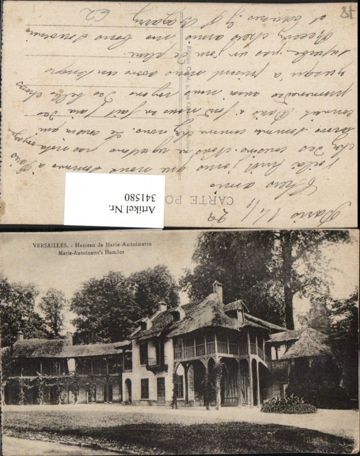 341580,Ile-de-France Yvelines Versailles Hameau de Marie-Antoinette Haus