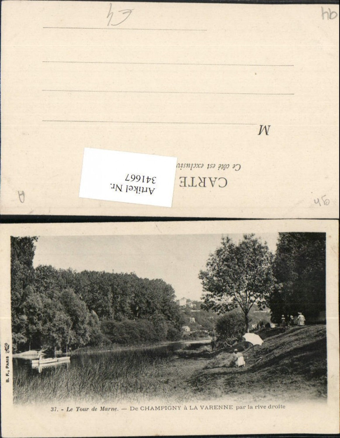 341667,Ile-de-France Val-de-Marne Champigny a La Varenne par la rive droite Partie