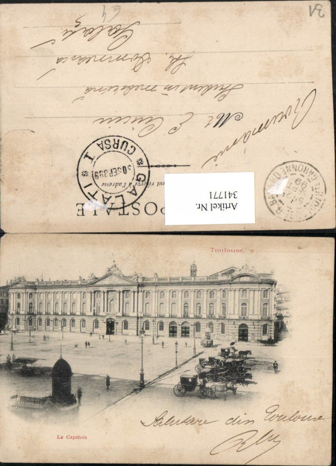 341771,Midi-Pyrenees Haute-Garonne Toulouse Le Capitole Gebäude