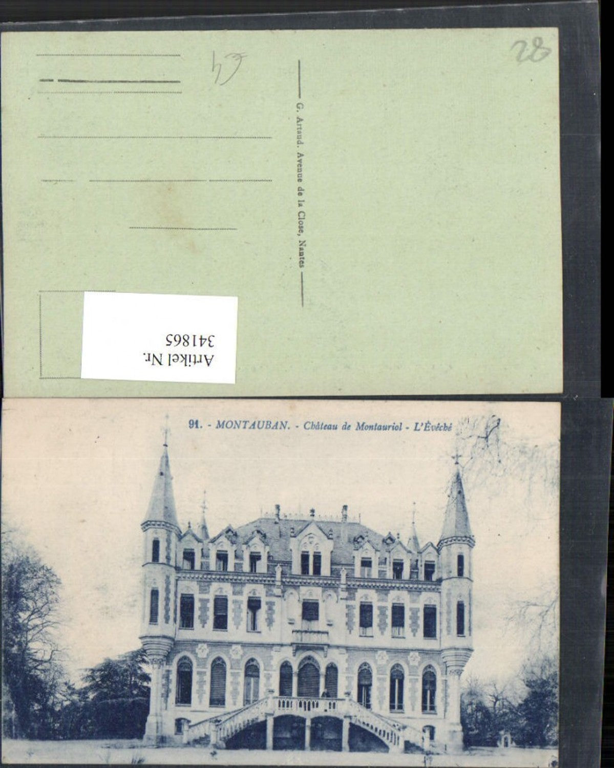 341865,Midi-Pyrenees Tarn-et-Garonne Montauban Chateau de Montauriol Schloss