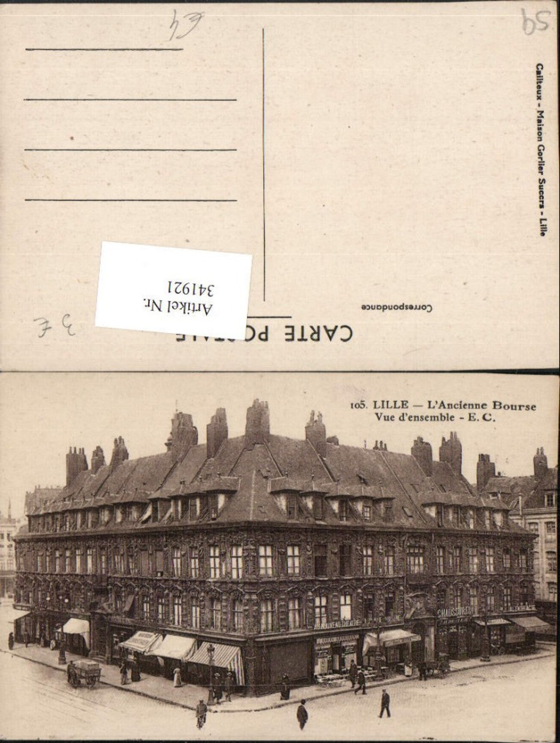 341921,Nord-Pas-de-Calais Nord Lille L'Ancienne Bourse Börse Geschäfte