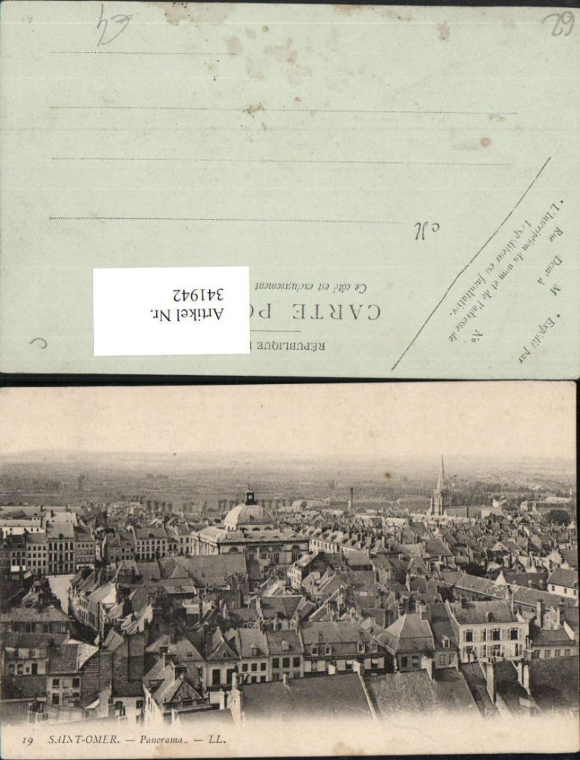 341942,Nord-Pas-de-Calais Pas-de-Calais Saint-Omer Panorama Totale