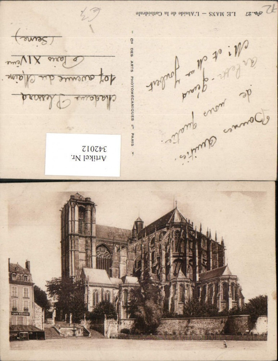 342012,Pays de la Loire Sarthe Le Mans L'Abside de la Cathedrale Kirche