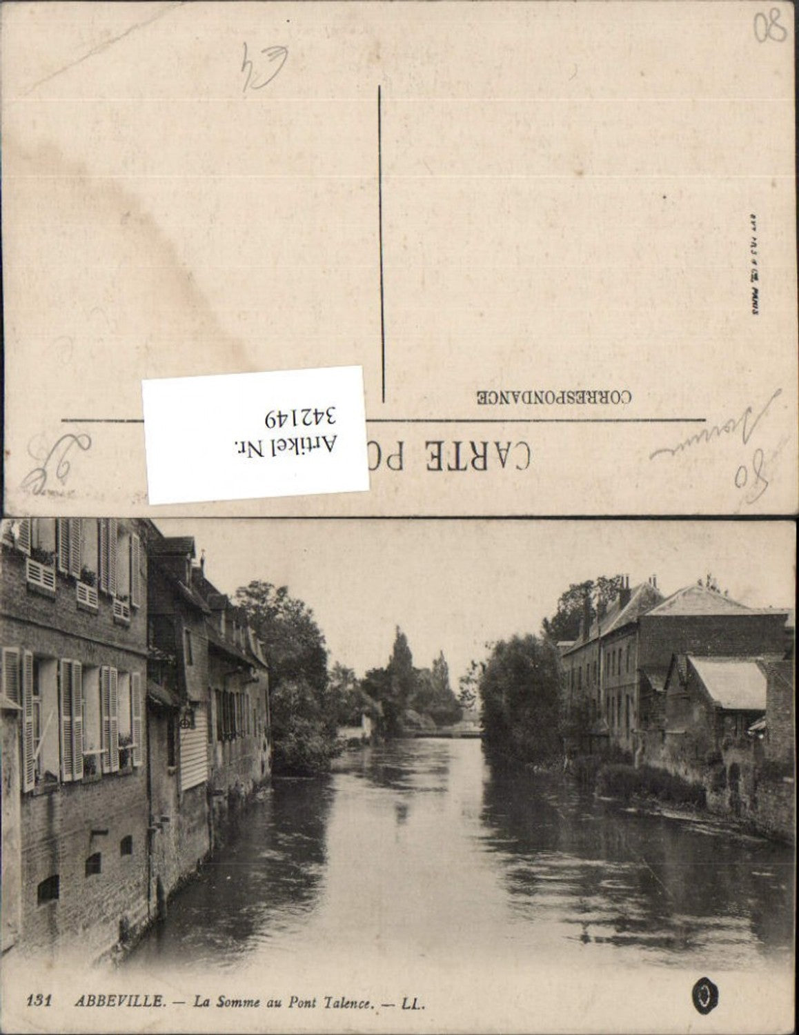 342149,Picardie Somme Abbeville La Somme du Pont Talence Fluss