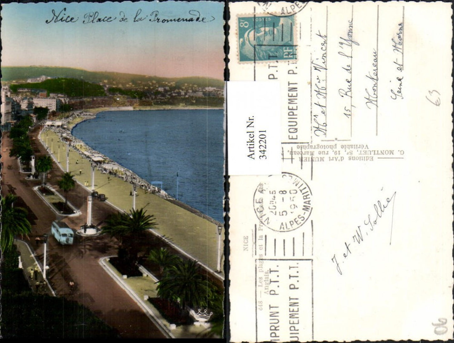 342201,Provence-Alpes-Cote-Azur Alpes-Maritimes Nice Nizza Les plages et la Promenade des Anglais