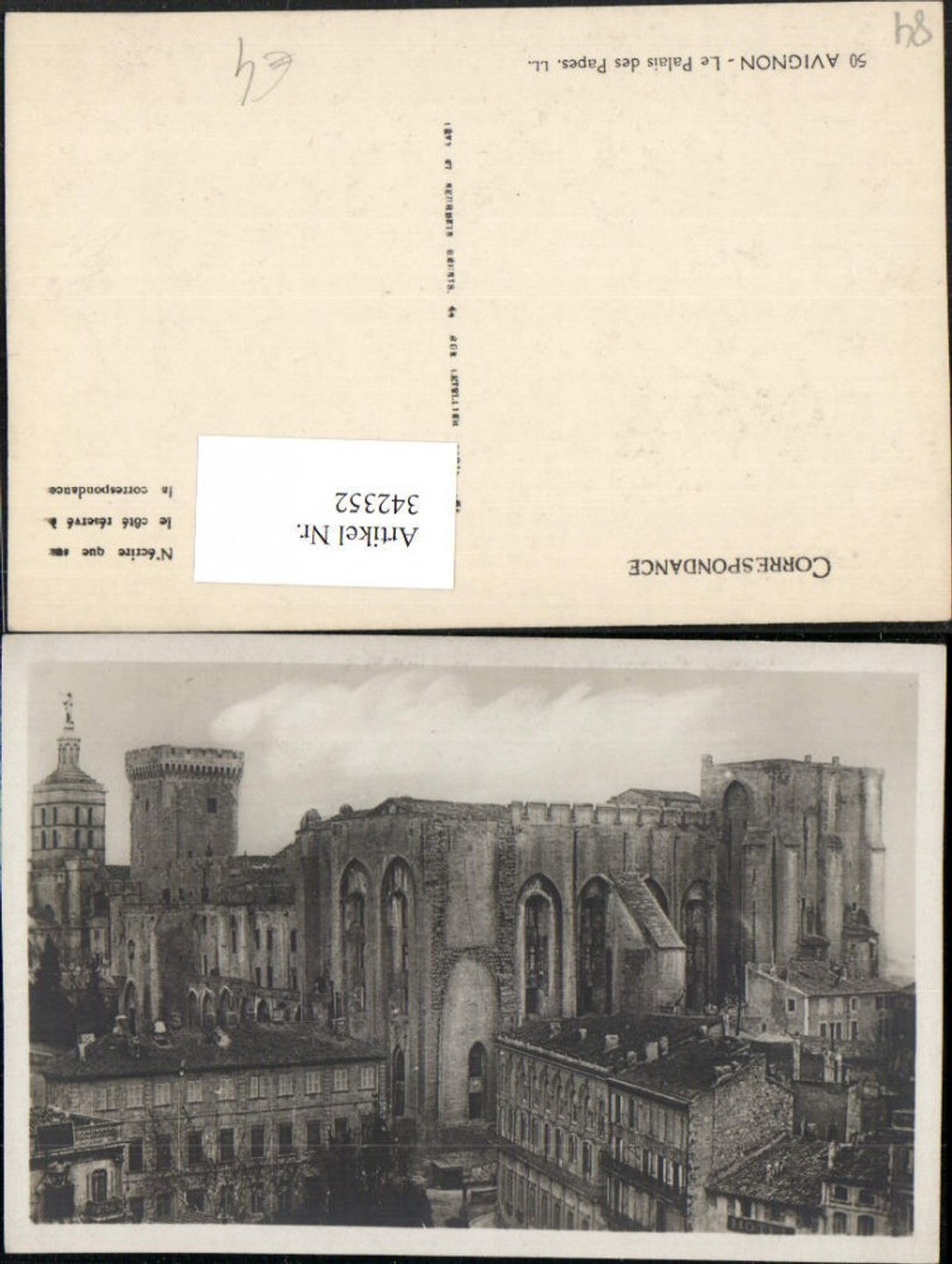342352,Provence-Alpes-Cote-Azur Vaucluse Avignon Le Palais des Papes