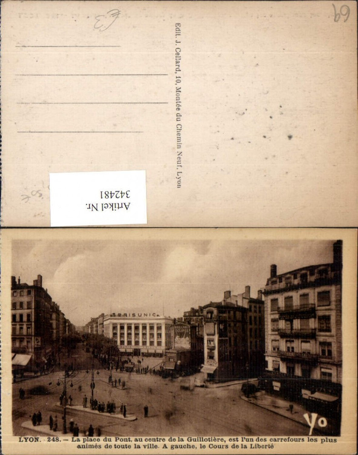 342481,Rhone-Alpes Rhone Lyon Le place du Pont au centre de la Guillotiere Platz