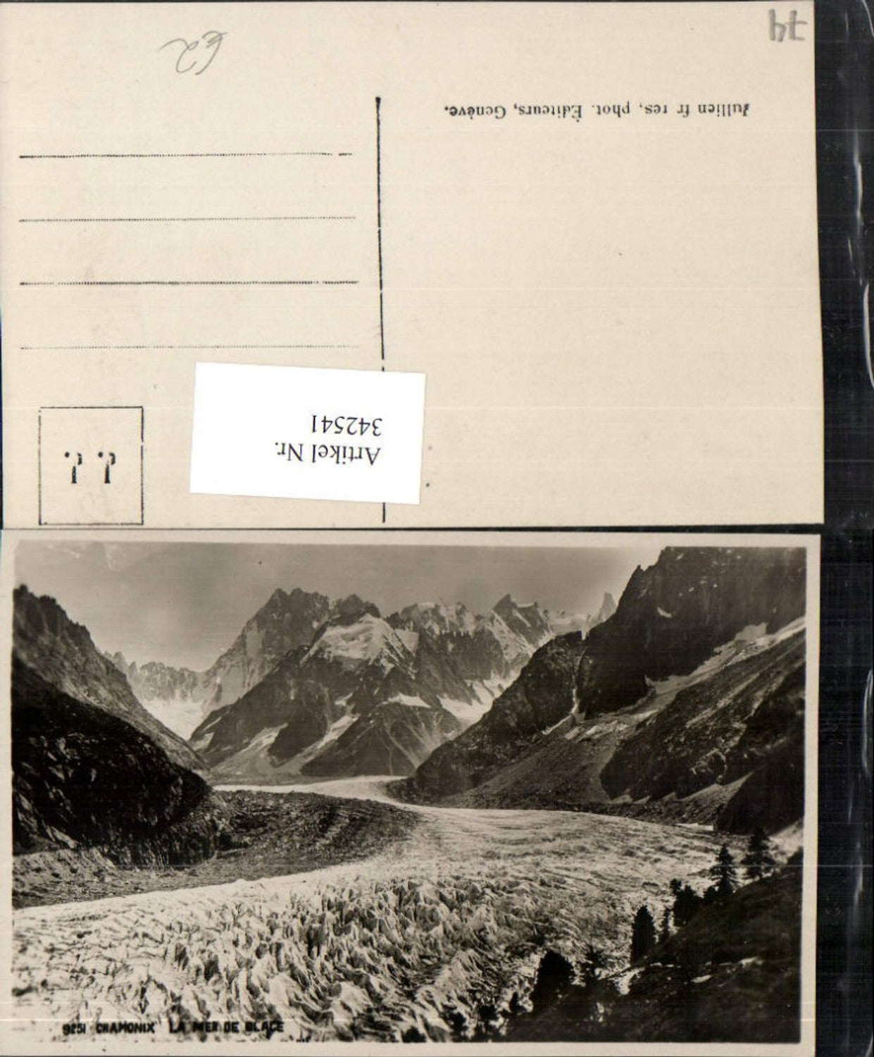 342541,Rhone-Alpes Haute-Savoie Chamonix La Mer de Glace Bergkulisse Gletscher