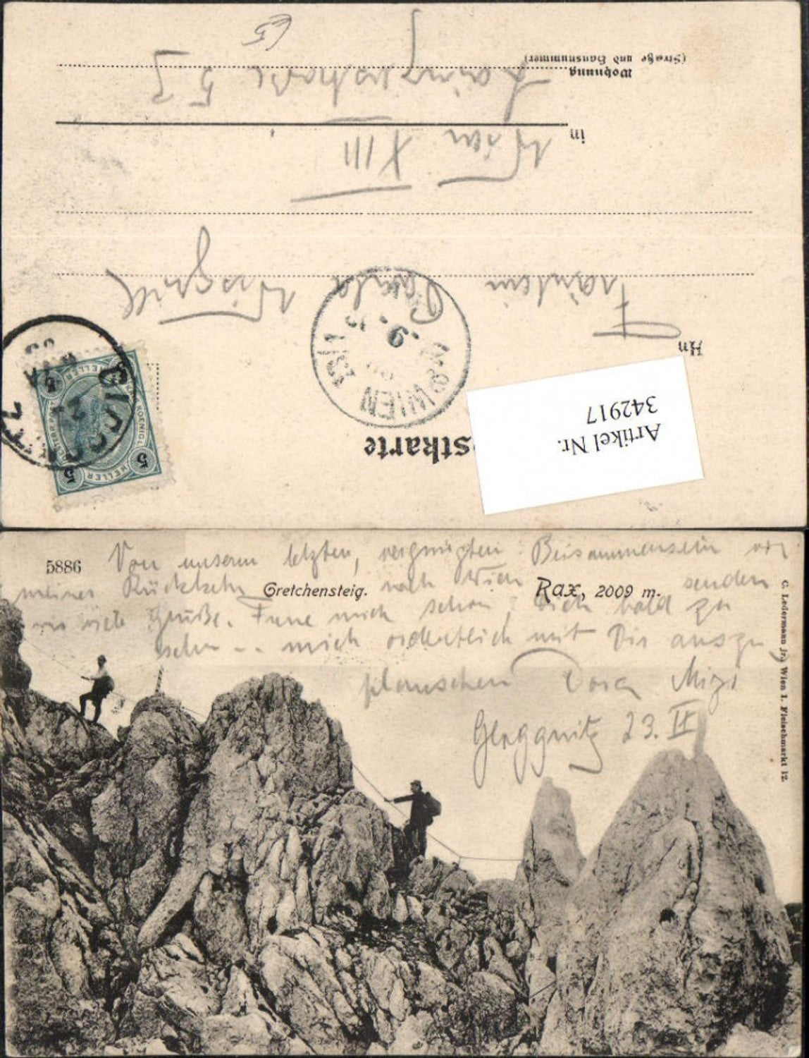 342917,Rax Gretchensteig b. Reichenau Kletterer Bergsteiger