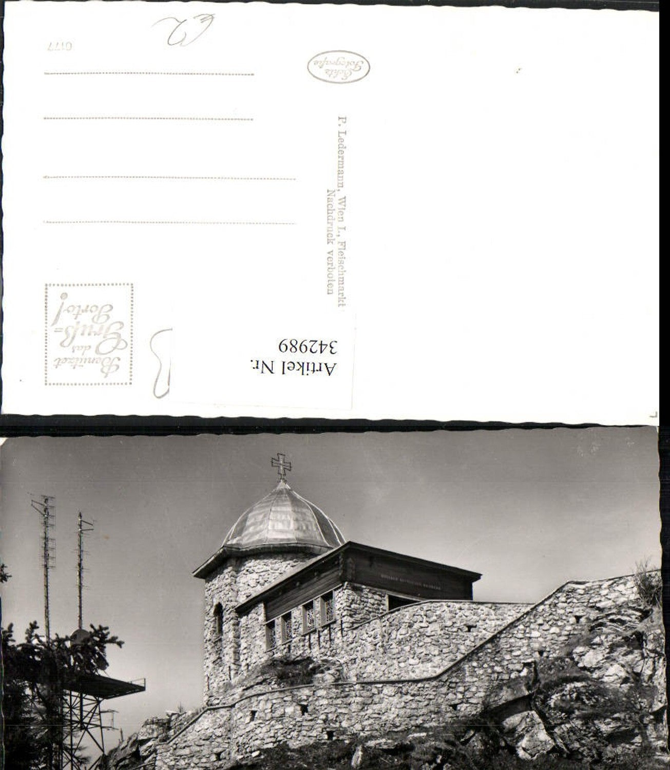 342989,Gipfelkapelle Kapelle am Sonnwendstein b. Semmering