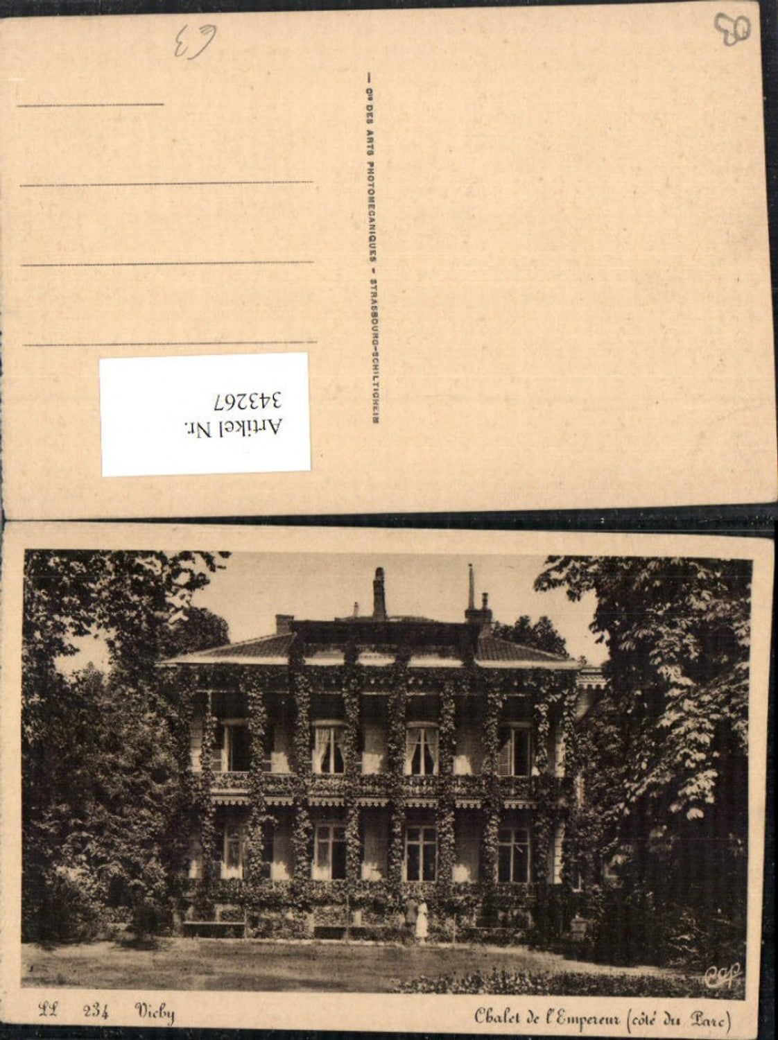 343267,Auvergne Allier Vichy Chalet de l'Empereur Haus