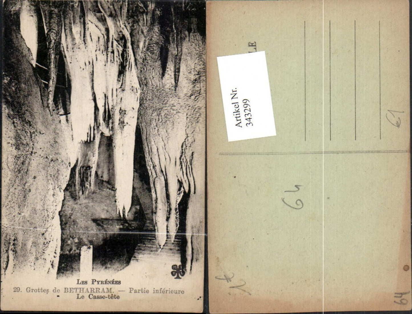 343299,Aquitanien Pyrenees-Atlantiques Grottes de Betharram Partie inferieure Le Casse-tete Grotte