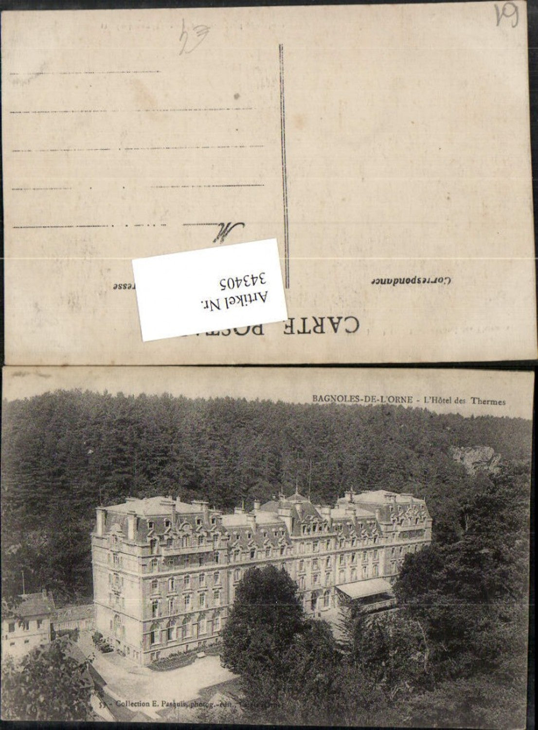 343405,Basse-Normandie Orne Bagnoles-de-l'Orne Hotel des Thermes