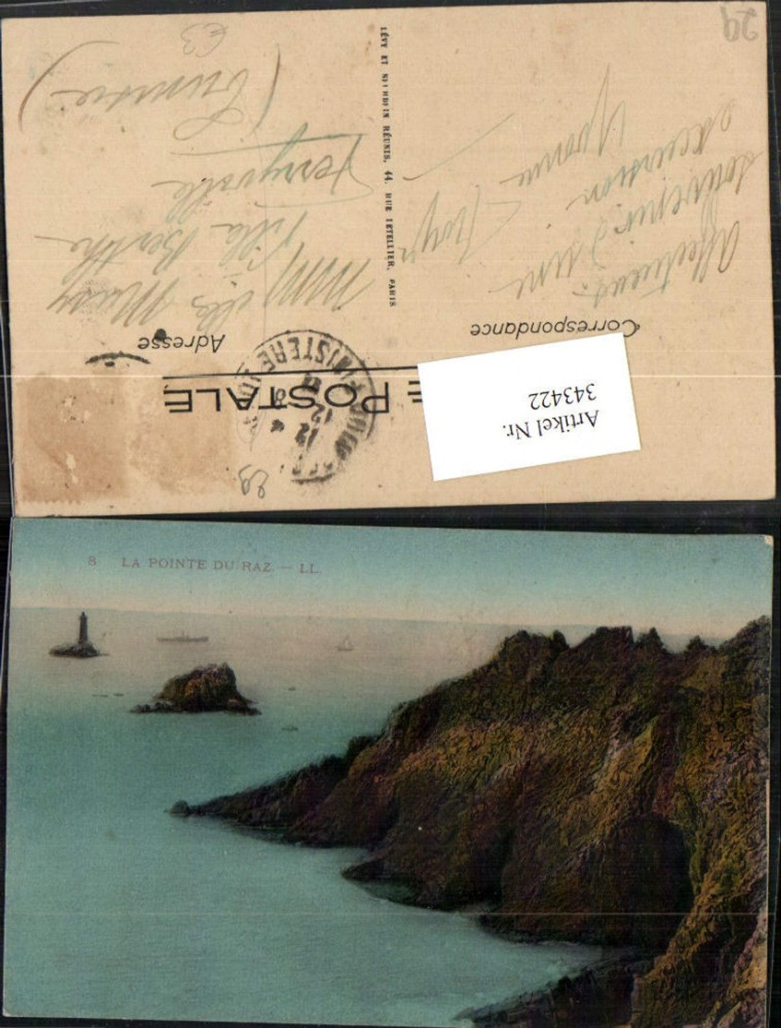 343422,Bretagne Finistere La Pointe du Raz Felsenküste Küste