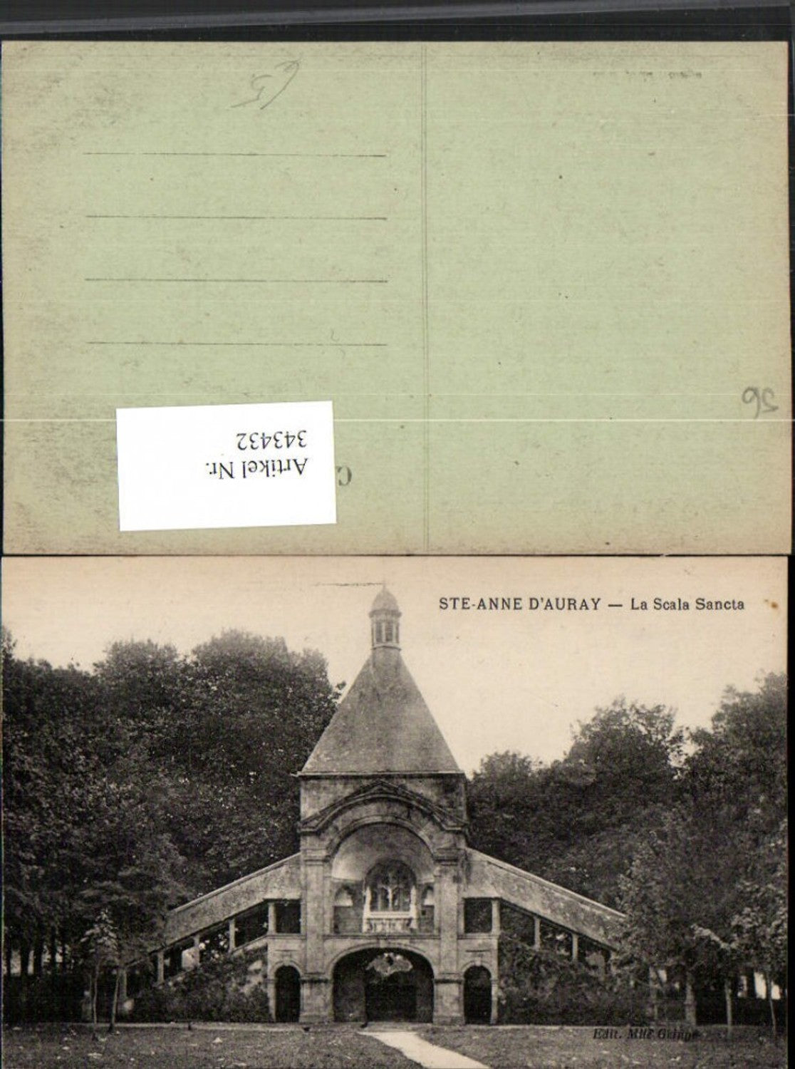 343432,Bretagne Morbihan Ste-Anne d'Auray La Scala Sancta