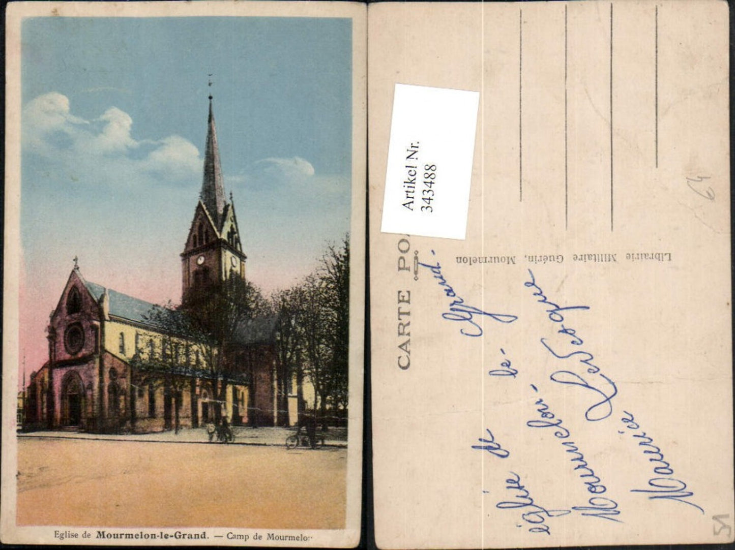 343488,Champagne-Ardenne Marne Mourmelon-le-Grand Eglise Kirche