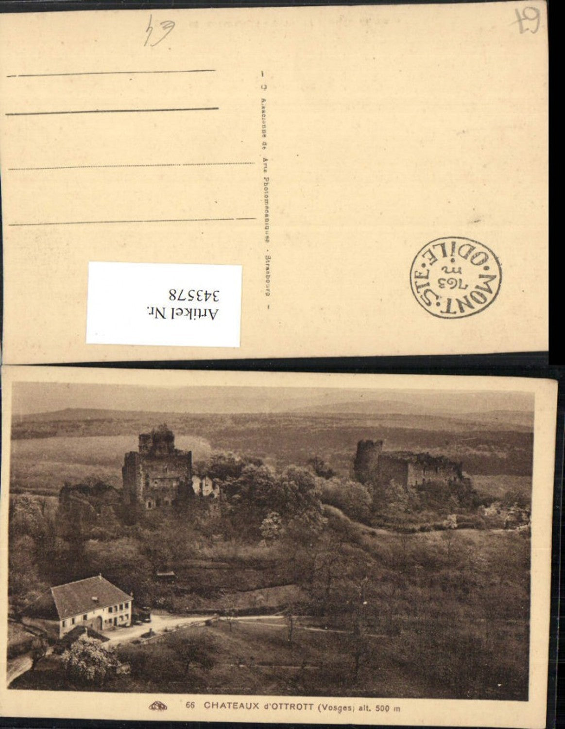 343578,Elsass Bas-Rhin Chateaux d'Ottrott Schlösser Ruine