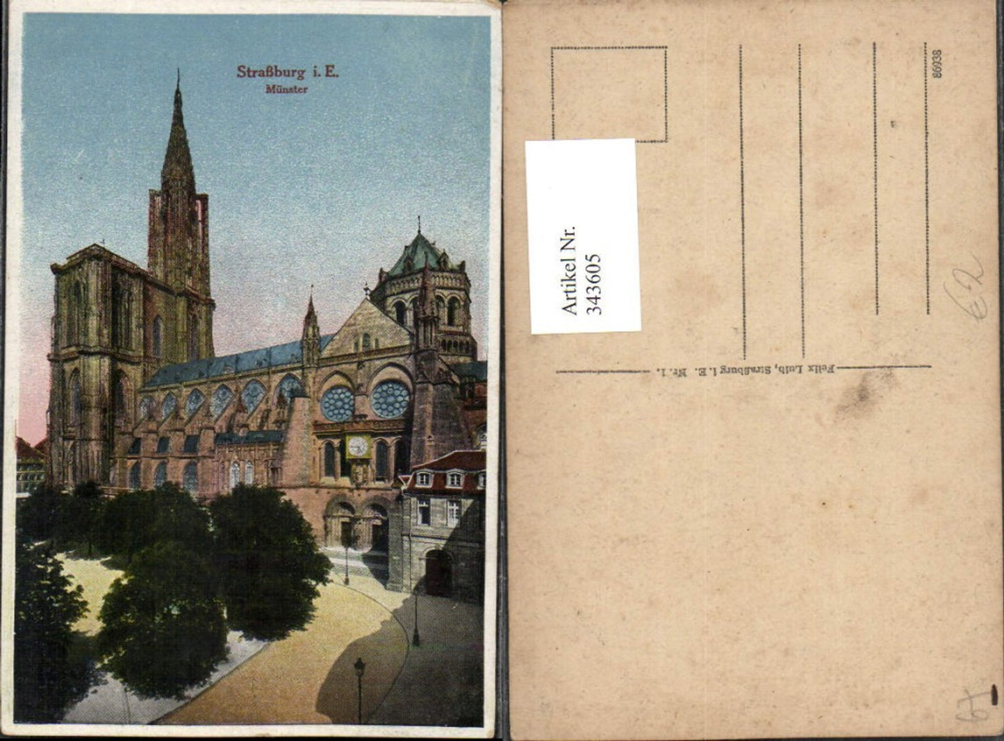 343605,Elsass Bas-Rhin Strasbourg Straßburg Münster Kirche