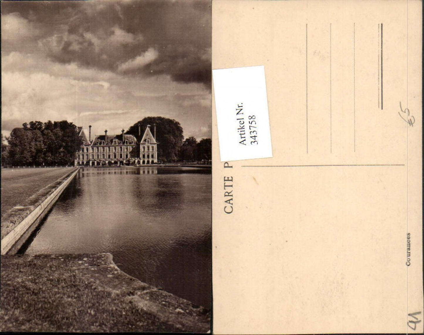 343758,Ile-de-France Essonne Courances Schloss