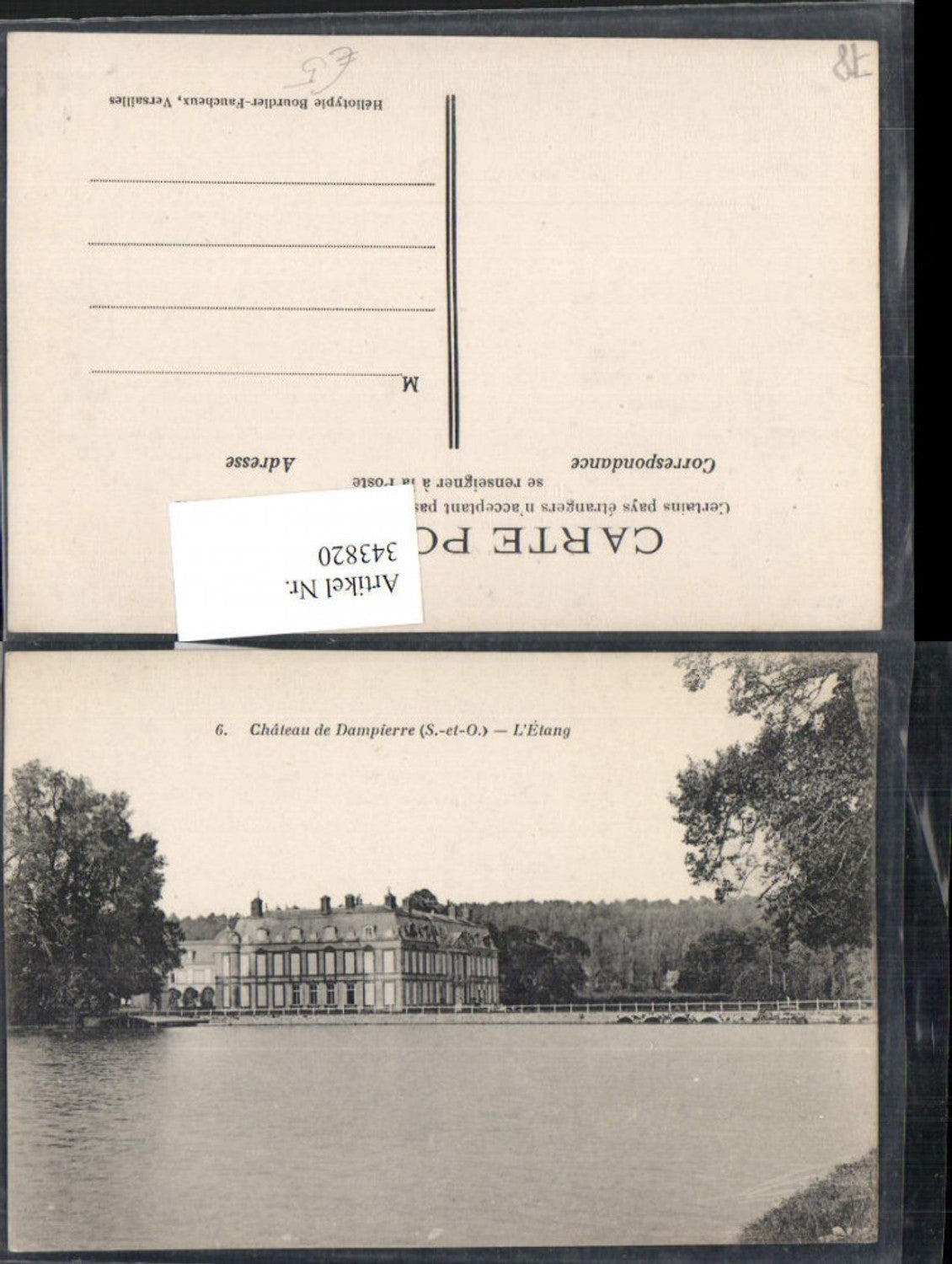 343820,Ile-de-France Yvelines Chateau de Dampierre L'Etang Schloss